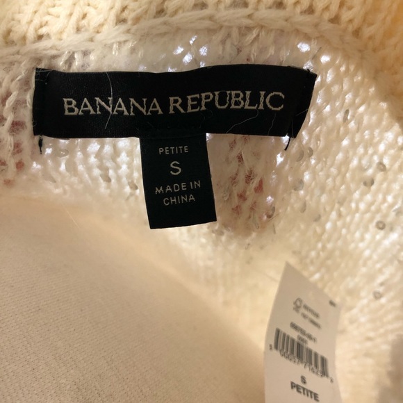 Banana Republic Sparkly V-neck Sweater with Bell Sleeves - Picture 5 of 7